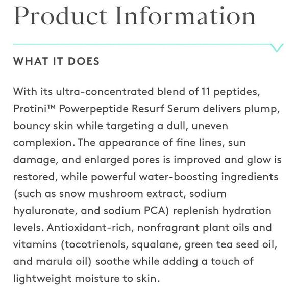 Drunk Elephant Protini Powerpeptide Resurfacing Serum w/ Lactic Acid - Picture 7 of 15